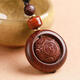 Leledi keychain car pendant, high-end men's and women's jewelry pendant chain, wealth-promoting transfer beads