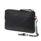
GOLF key bag fashionable mini cowhide men's waist-hung car key bag multi-function key case black crocodile pattern