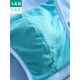 
AB underwear Men's solid color underwear loose antibacterial cotton briefs 4-pair 0926 4-pair random package 4-pair 2XL (175)