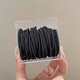 Dai Yan Men's Head Corde Bun Head Samurai Cheveux avec Rubber Band High Elastic Traids Men et Femme Corde à cheveux Tie Ring Ring Men's Head Corde Black 50 Pieces Pièces