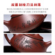 Guyuetang Yixing famous pure handmade purple clay teapot craftsman teapot gentleman stone ladle teapot large size 300ml 300ml