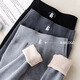 Jerry Mock velvet leggings for women, autumn and winter thickened thermal pants without embarrassing lines, one-piece velvet cotton pants, medium gray - no embarrassing lines, light and warm style 12-25 L recommended 100-120 Jin Jin equals 0.5 kg