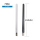 SDDTMB router 4g portable wifi antenna suitable for ZTE Huawei 4g router CPE2pro computer motherboard wifi antenna 7dbi black small feather foldable inner screw inner needle antenna 1 piece