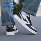 Hongxing Erke Board Shoes Summer 2025 Nuevos zapatos livianos para hombres Zapatos de cuero zapatillas de zapatillas bajas zapatillas casuales blancos hombres 1477 blanco y negro (Air Force) 40 Directo Directo Oficial
