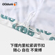 Coco Duck (QQ DUCK) children's jacket boys hooded tops teenagers fashion printed windbreaker girls cardigan outfit (LOGO jacket) beige 130CM