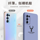 [with tempered film] Taras is suitable for opporeno5 mobile phone case universal Reno5k 5G full-inclusive liquid silicone soft shell anti-fall protective case reno5/5k [universal] Lavender gray [with tempered film]