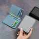 Jingjia Card Bag Herren-Ultra-dünner einfacher Kartenbeutel Frauen Multi-Card-Kartenkartenkarten Hülle Anti-Demagnetisierung kleiner Karten-Clip-Führerschein Lederhülle Hellblau tragbare Kartenbeutel