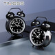 Timess alarm clock creative children's sleepy small alarm clock cartoon luminous student bedside clock quartz ringing lazy alarm clock PT832-3 sleepy 4.5 inch chrome color