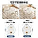 
Pashaman dining table creamy style stone plate dining table small apartment rectangular dual-purpose telescopic dining table and chair combination simple white 1126Y solid wood dining chair 6195Y*4 pictures