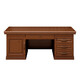 Rulan solid wood desk boss desk CEO desk and chair combination new Chinese style executive desk computer desk home writing desk 85#1.4m table (standard style)