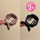 Chimera (CHIMERA) 2-piece set of simple hair clips, high ponytail fixing artifact, Internet celebrity shark hair clips, hair clips for the back of the head