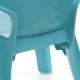 Citylong Plastic Stool Back Stool Home Leisure Chair Stool Anti-Slip Shoe Changing Stool Thickened Bathroom Stool Furniture Stool Tivan Blue 1 Pack 2049