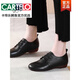 
CARTELO Spring and Autumn Style Middle-aged and Elderly Women's Leather Shoes Beef Tendon Sole Sole Mother's Shoes Comfortable and Anti-Slip Genuine Leather Casual Women's Shoes Round Toe 9901 Brown 39