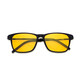 Gasos a prueba de radiación PTK Juegos de oficina Gamias planas de telefonía móvil gafas de cuadro grande Gafas de luz anti-Blue hombres T01 Matte Black + Transparent White
