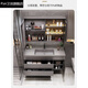 Haosexin Light Luxury Rock Integrated Bathroom Gabinete Combinado Lavado de baño Lavado de baño Descripción de baño Moderno de baño Simple Baño Juego de baño 6196 Gabinete de espejo ordinario O.6M+ Nano Integrado baño