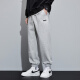 Pantalones de Zhumoke Autumn and Winter, más pantalones engrosados ​​de terciopelo para pantalones casuales de otoño de otoño masculinos sueltos y versátiles de moda Wei Nine-Cropped Pants más gris de terciopelo (6189) XL (125-155Jin [Jin equivale a 0.5 kg])