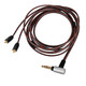 Earmax for Shure shure SE215 SE535 SE846 UE900S E5000 headphone cable 3.5mm black
