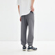 Peacebird men's casual pants summer new style knitted cool trendy brand men's cone tying trousers trousers blue and gray first batch (cone) XL