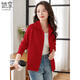 She Enjoys Knitted Sweater Women's New Year's Outfit Double Zipper Knitted Cardigan Top Red Sweater Knitted Jacket T13KZ3240