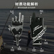 Wind Hunter Luya professional fishing gloves, sun protection, breathable, quick-drying, three-finger exposed, outdoor riding, non-slip, wear-resistant sea fishing gloves, FS-10, black, three-finger exposed, one size fits all