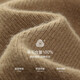 Shanshan (FIRS) thick pure wool round neck sweater for men's autumn new business solid color casual knitted warm sweater 692 camel L (175)