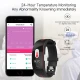 High-precision blood pressure measurement heart rate pulse oxygen saturation temperature smart bracelet ECG heart alarm remote health monitor elderly multifunctional sports men and women ADZ watch technology red [blood pressure heart rate ECG monitoring + IP67 waterproof]