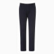 INTERIGHT twill cotton stretch comfortable classic casual pants men's navy blue size 34