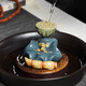 Fuyaji tea pet ornaments Yixing purple sand fully handmade boutique frog lotus seed lid holder tea set accessories