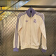 阿迪达斯 （adidas）外套男女三叶草复古条纹休闲足球立领夹克JD9096IY0055官方旗舰正 深靛蓝1 IT3878 XS