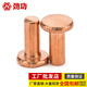Jinggong copper rivets, copper flat head solid rivets, copper rivets, flat head percussion rivets GB109 M2-M8 3*5 (50 pcs)