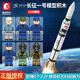 Senbao echte super süße Rakete Langes März 203012 Luft- und Raumfahrt Kindergeschenke und Geschenke versammelten Bausteine Spielzeug Ornamente 203030 Wenig Nr. 1 1098 Partikel