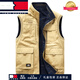 Tome Bornekek Light Luxury Weste Herren Frühlings- und Herbststil doppelseitig mit mehreren Pocket Fischerei Weste Outdoor Photography Horse Clip Schwarz und Blau 9856 Modell [einseitiger Stil] XXS 3xL 3xL empfohlen [165-180jin [Jin Equals Equales gh equals]]