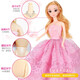 Yasni vestido de muñeca set de muñeca grande princesa muñeca juego de muñecas juguetes para niñas para niños de 3 a 6 cumpleaños regalo