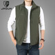 JP多口袋马甲男士休闲立领背心马夹速干9908 军绿色 M(适合110斤-125斤)