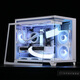 Gigabyte i5 14600KF/RTX5070Ti/5060TI Snow Eagle Ice Falcon water-cooled pure white sea view room network game live broadcast AI design rendering desktop home computer host five i5 14600KF丨5070 Snow Eagle