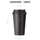 Lock Lock (Lock/Lock) trifft die Yuanqi -Isolierung und die kalte Kaffeetasse Bounce Cover Männer und Frauen Schönheitswasserbecher 400 ml Blau LHC3271NVY