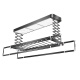 Shengdulang electric clothes drying rack remote control automatic lifting balcony telescopic clothes drying rack drying and air drying household smart clothes drying rod black - full function remote control crossbar - Baoan