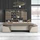 First painting desk office boss desk company business style manager desk minimalist director president desk 1.8*0.8+ side cabinet