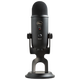 Logitech Blue Yeti Snow Monster Microphone Condenser Microphone GX Dynamic Microphone Professional Microphone Karaoke Recording Computer Mobile Game Live Broadcast Blue Yeti Elegant Black