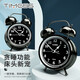 Timess alarm clock creative children's sleepy small alarm clock cartoon luminous student bedside clock quartz ringing lazy alarm clock PT832-3 sleepy 4.5 inch chrome color