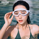 You swimming goggles large frame waterproof and anti-fog high-definition flat swimming goggles five-piece set 61207Y transparent black