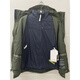 Vaude Herren Outdoor Sports Wandern wasserdichte, abnehmbare Drei-in-One-Jacke Cotton Jacket Inner Liner, Dark Blue Herren 1105 Drei-in-One-Jacke (3M m