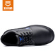 Weierdun Labor Protection Zapatos LA Zapatos de trabajo para hombres Piso de acero de acero anti-smash zapatos de seguridad de goma anti-Punteo resistente a la goma cuatro temporadas LA Protección de seguridad 41