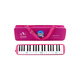 37-Key-Schüler nutzen Mundharmonika für Kinder, um für Erwachsene Mundharmonika zu spielen. Customized Performance-Anweisungen 37-Key-Orgel [Pink] + Tastaturaufkleber