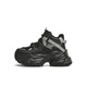 Tianmeiyi Dad Schuhe Schnürsport Sport vielseitig dicker alleiner Top Damen-Freizeitschuhe Frühling und Herbst CJ841DD4 Black 39