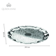 Queen Anne Round Pallet Dim Snack Breakfast Fruit Plate Imported Silverware Luxury Small Chiben Middle Chiben Large Chiben Tray Large Chiben Tray (0/6180)