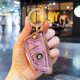 Xinhe (Xinhe) Adecuado para la cubierta de llave BMW 530 Shell 12357 Serie 325li525 Women X1x2x3x4x5x6 Hebilla de la cuchilla de la bolsa A estilo] Noble Purple + Gold Star Diamond Hebilla