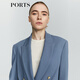 PORTS Autumn and Winter New Women's Solid Color Simple Commuting Blazer LM9J031NWW038 Gray Heron M (6)