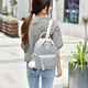 Holzspecker (Tucano) Rucksack für Frauen 2024 Neue trendige und super heiße, vielseitige, weiche Ledertasche Mode Frühlings- und Sommerreisen Damen kleiner Rucksack [6231 Models] Schwarz klein