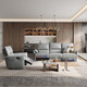 CHEERS First Class Aristocratic Smart Chair Leather Sofa Living Room Electric Function Elephant Ear Furniture Chivas 11323 Chixia Orange - Three-person Double Electric Powered Priority Delivery (Inquiry for details)